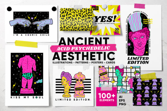 Ancient Acid Psychedelic Aesthetic: A Design Toolkit