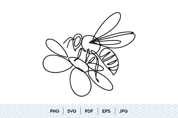 Exploring the Versatility of Bee Line Art SVG