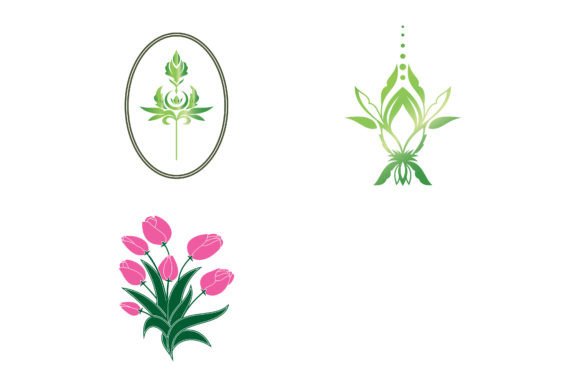 Flower Art: Where Modern Typography Meets Natural Elegance