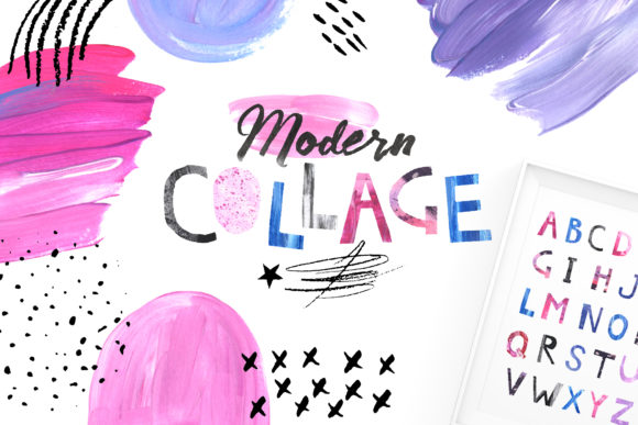 Modern Collage Cutout Set: Your All-in-One Paper Art Toolkit