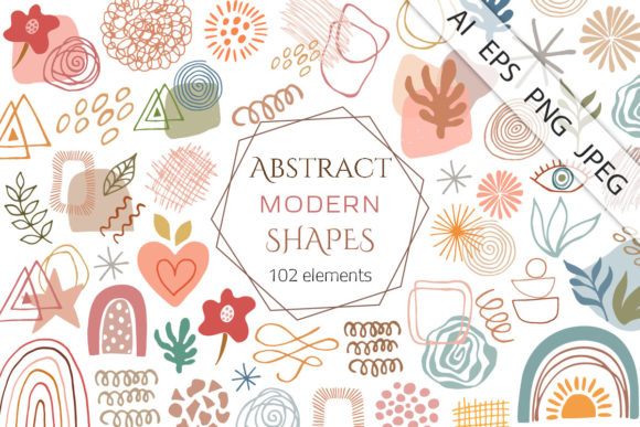 Unlocking Creativity with Modern Abstract Design Shapes
