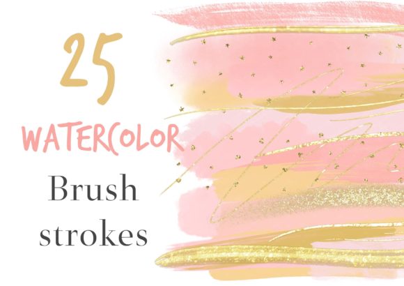 Yellow Watercolor Brush Strokes Clipart: A Designer's Toolkit